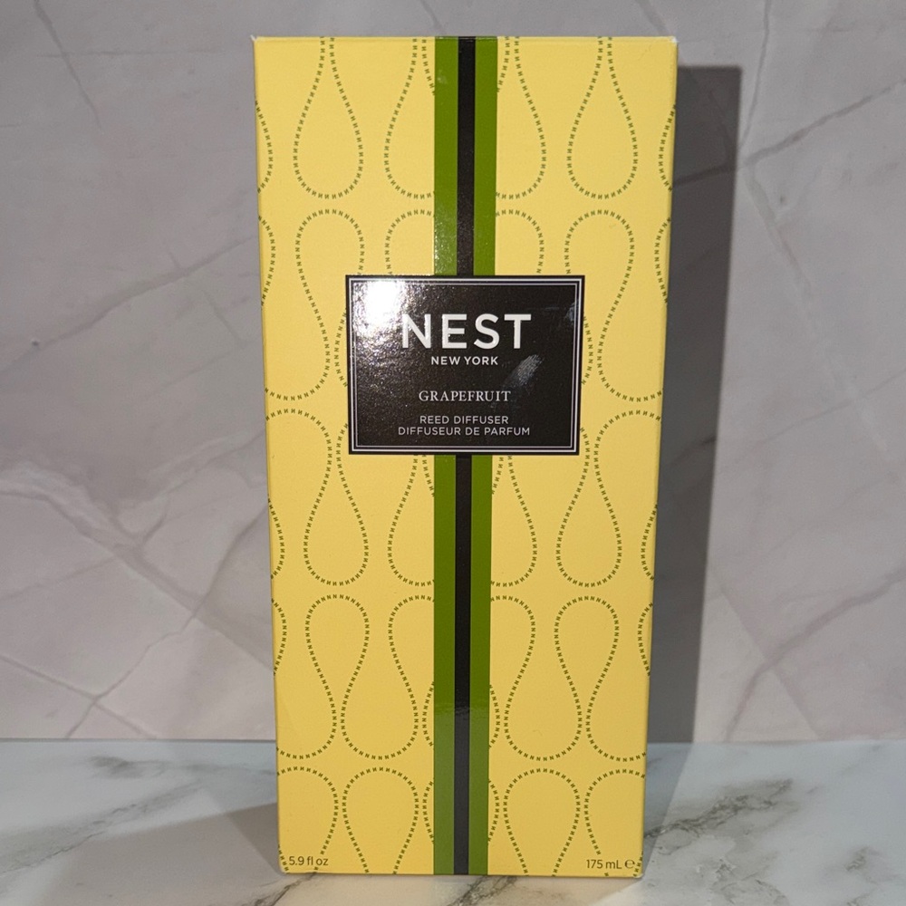 NEST New York Grapefruit Reed Diffuser+Votive Candle Bundle F/S NEW IN BOXES! - Picture 2 of 11